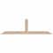 Ekena Millwork Portland Smooth Timber Gable Bracket, Douglas Fir, 96"W x 28"H x 5 1/2"D x 5 1/2"F, 7/12 Pitch GBW096X28X0606POR00SDF - alternate 1